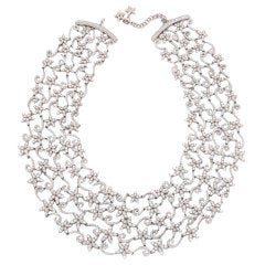 Impressive Diamond Floral Necklace