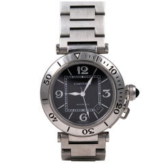 Cartier Stainless Steel Pasha Wristwatch