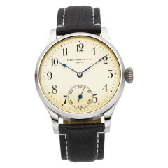 Patek Philippe & Co. Custom Stainless Steel Wristwatch