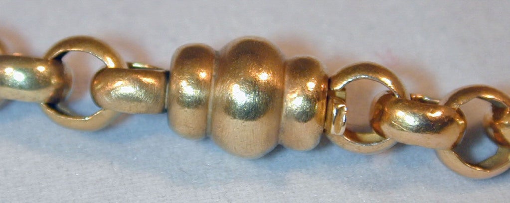 Rare Georgian Gold Muff Chain 1