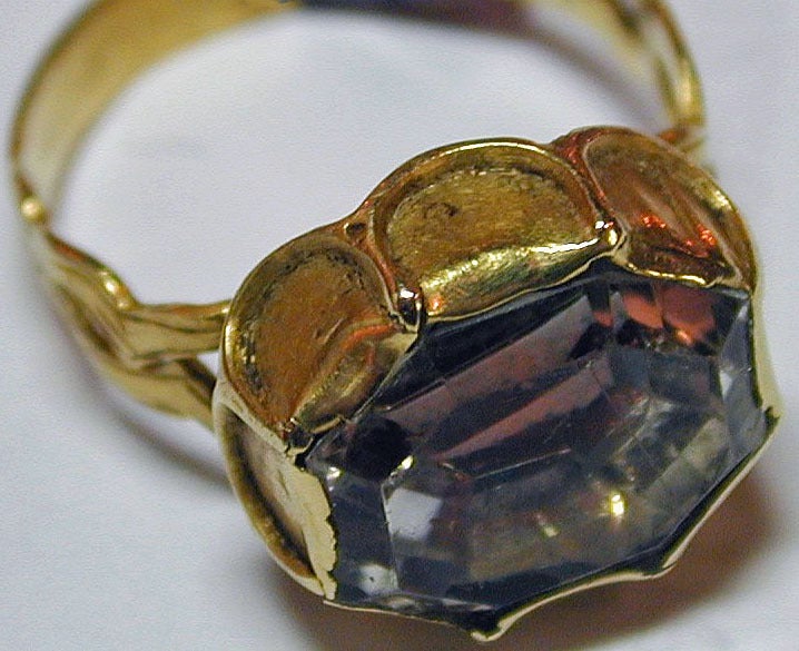 Rare Rings With Rocks Antique Rock Crystal Ring at 1stDibs