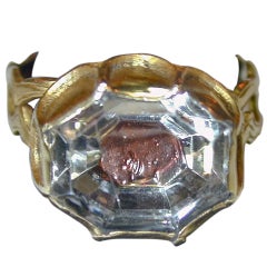 Antique Rock Crystal Ring