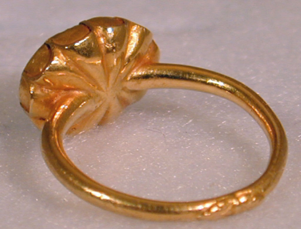 Women's Seventeenth Century Red Jasper Intaglio Ring