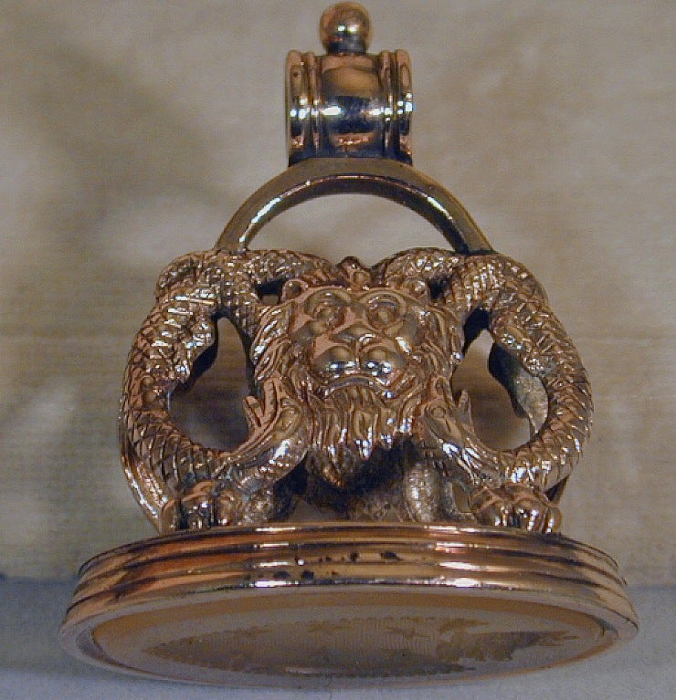 Victorian Antique Gold Fob Seal