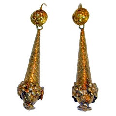 Antique Pendeloque Earrings 3