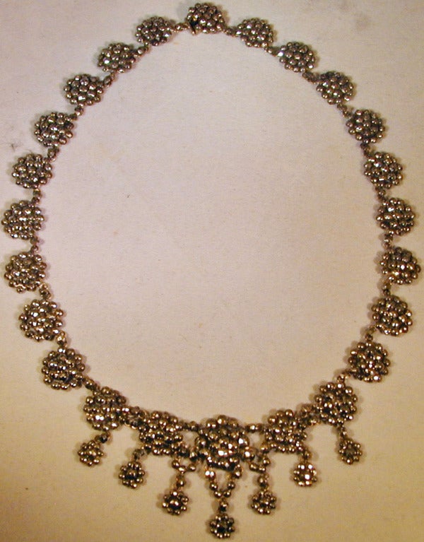 Victorian Antique Cut Steel Necklace