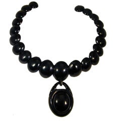 Antique Whitby Jet Necklace