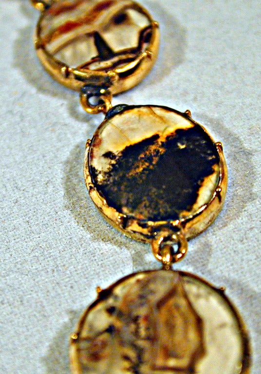antique agate necklace