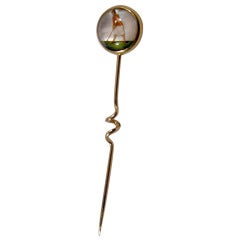 Antique Essex Woman Golfer Stickpin