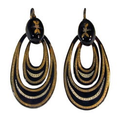 Antique Pique Hoop Earrings