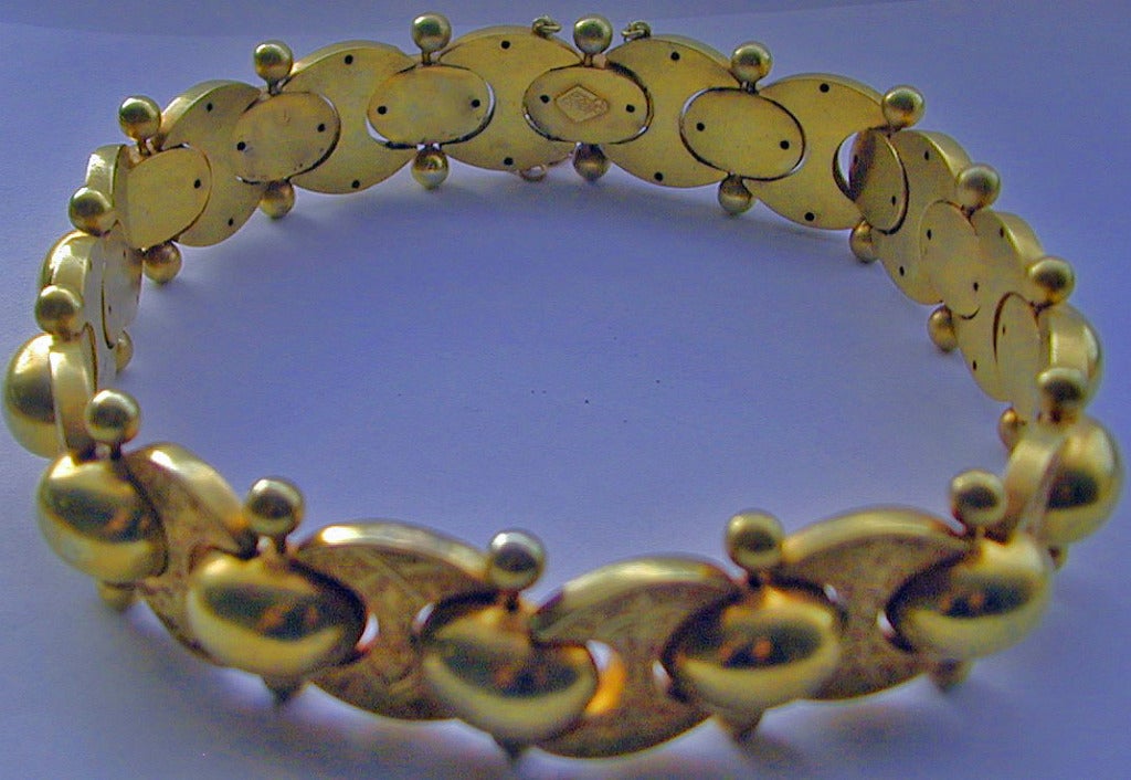 Antique Gilt Metal Collar 2