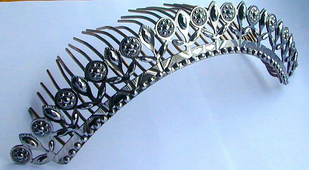 the cut steel tiara