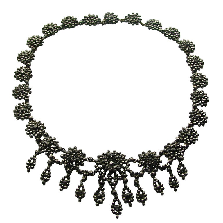 Antique Cut Steel Necklace