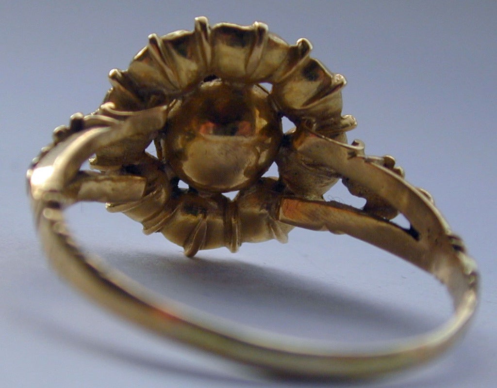 Women's Antique Table Cut Diamond Ring