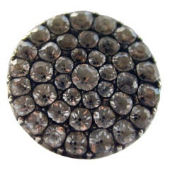 Antique Black Dot Paste Cluster Ring 1