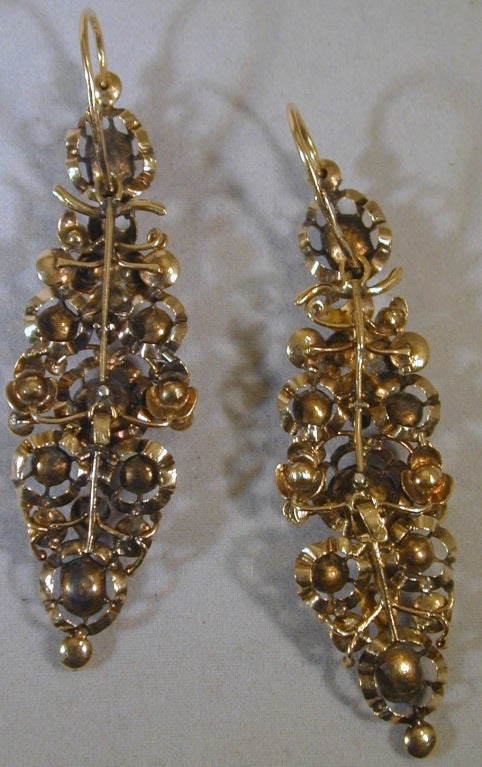 Antique 19th Century Spanish  Earrings 1