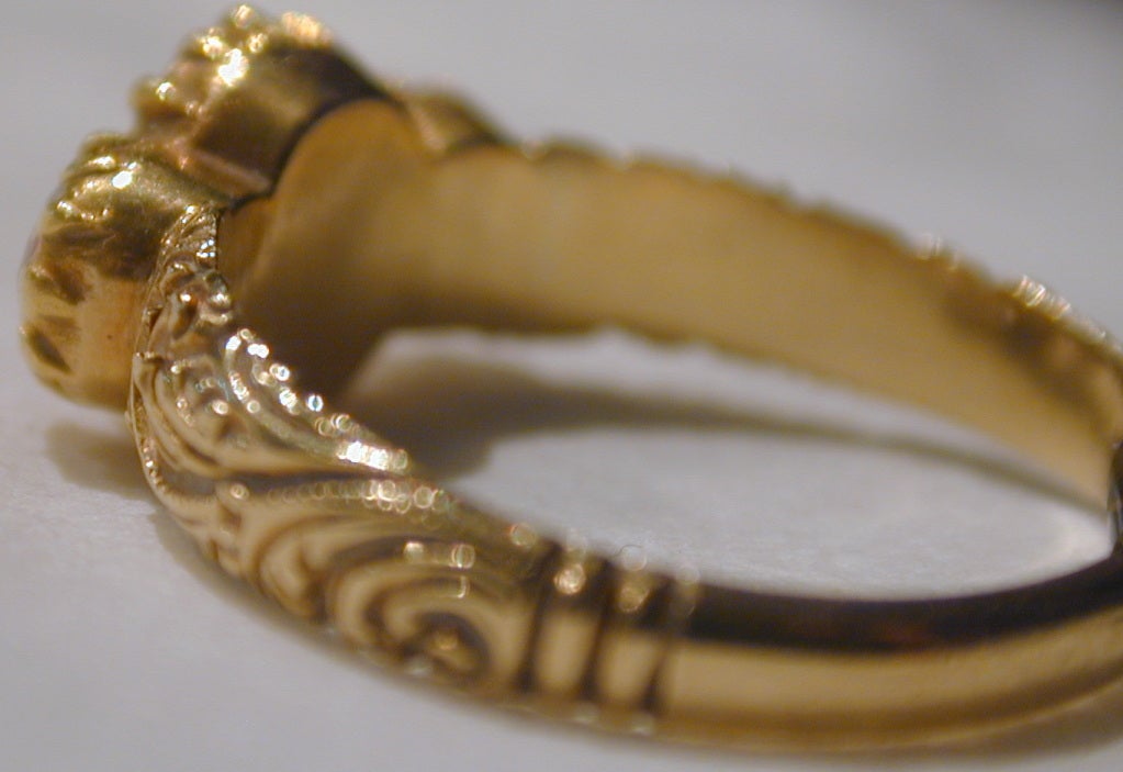 ruby and topaz ring