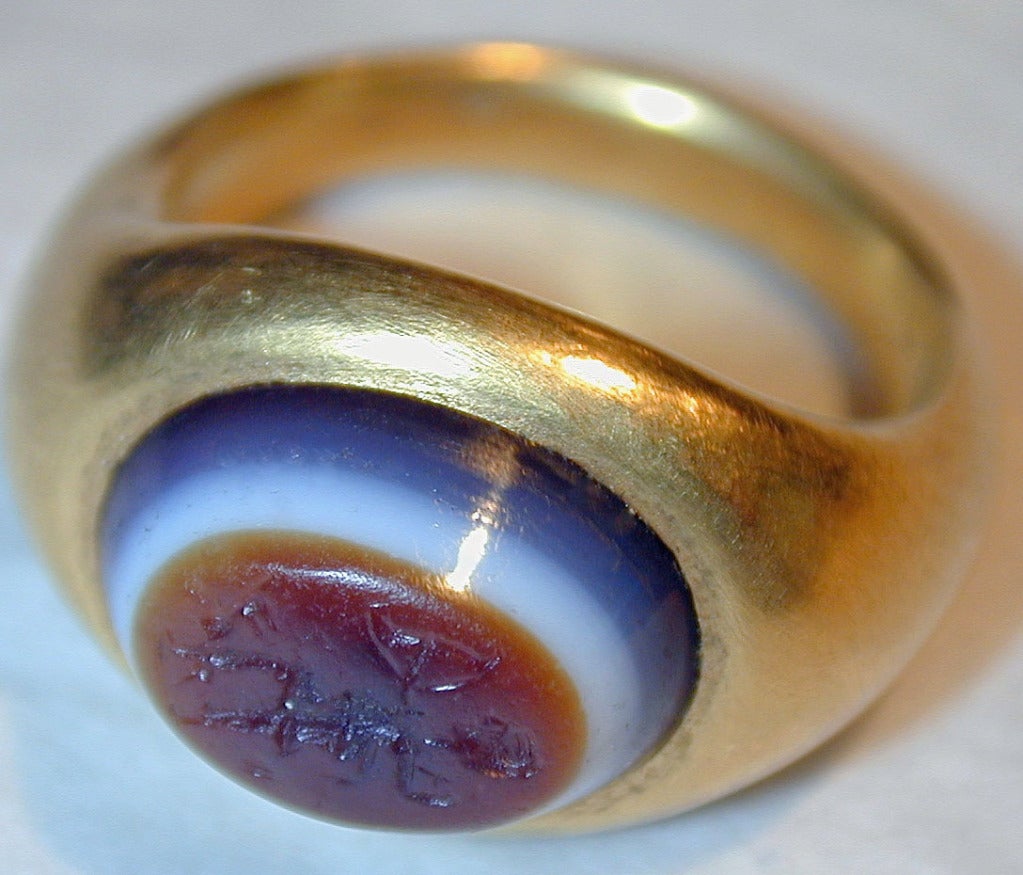 Antiker römischer Intaglio-Ring der Diana 2