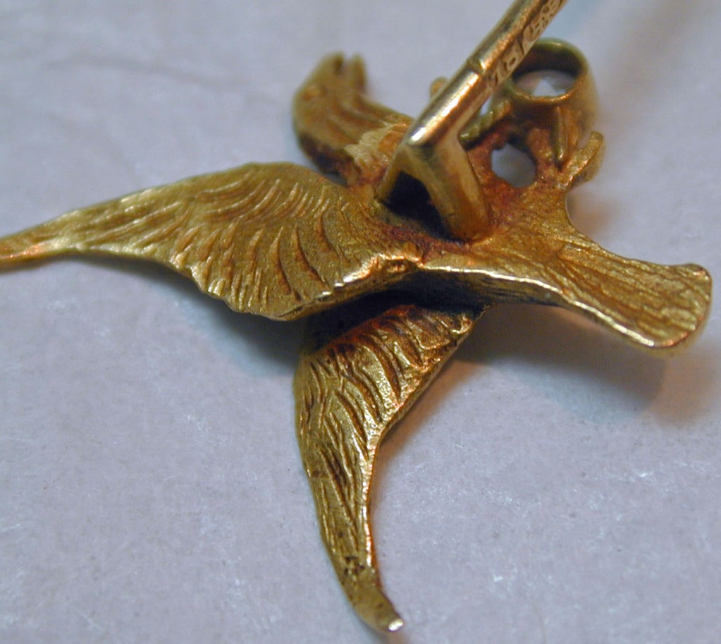 Antique Gold Eagle Stickpin For Sale 1
