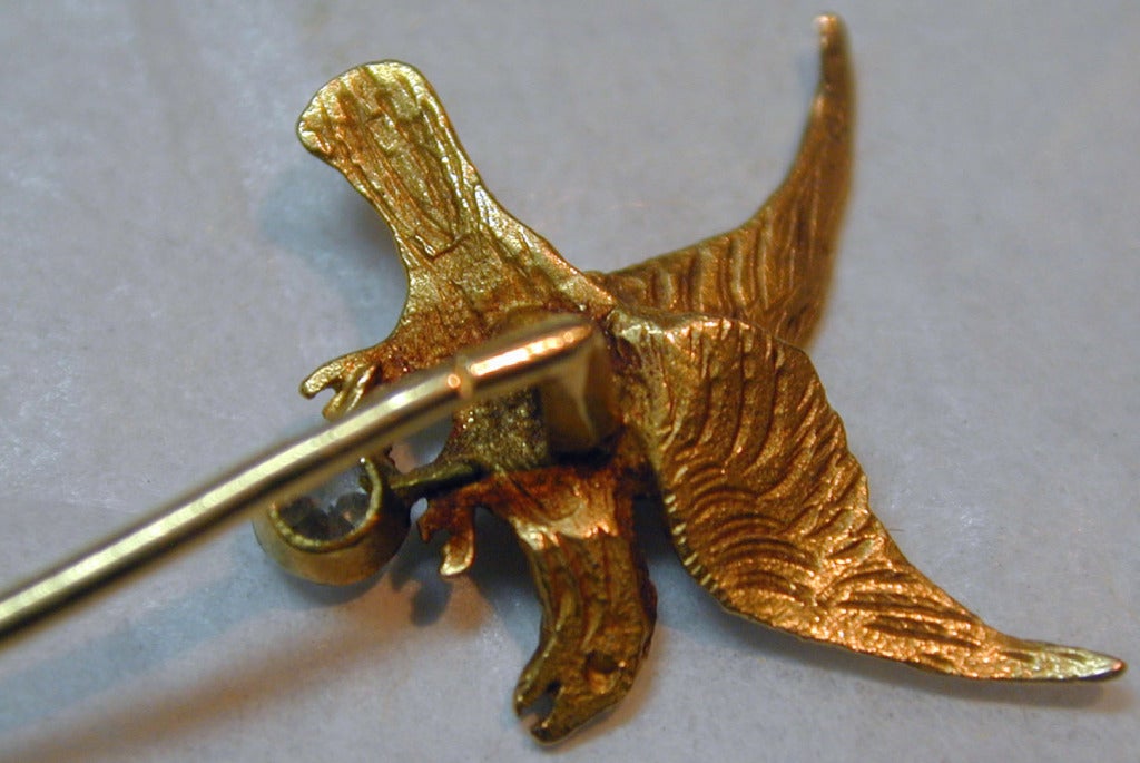 Antique Gold Eagle Stickpin For Sale 2