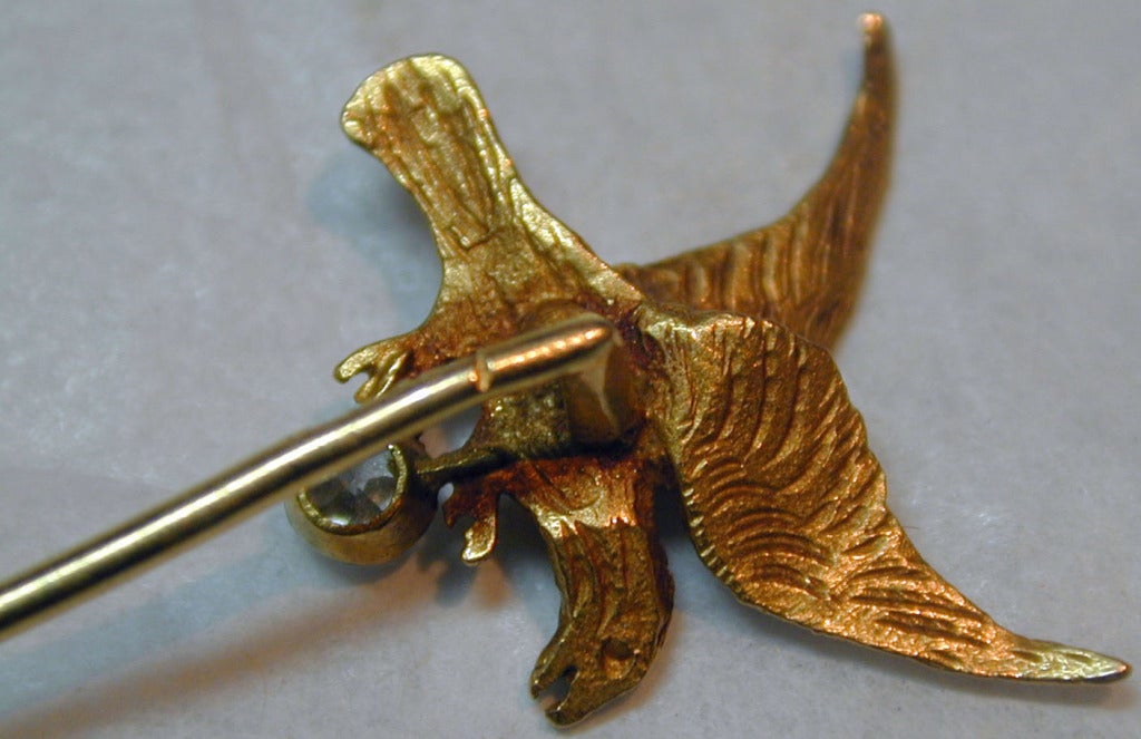Antique Gold Eagle Stickpin For Sale 3