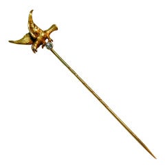 Antique Gold Eagle Stickpin