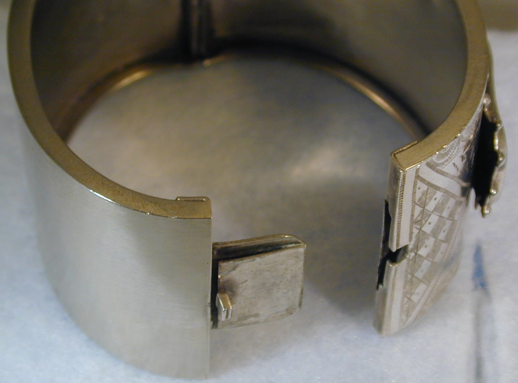 vintage silver cuff bracelet