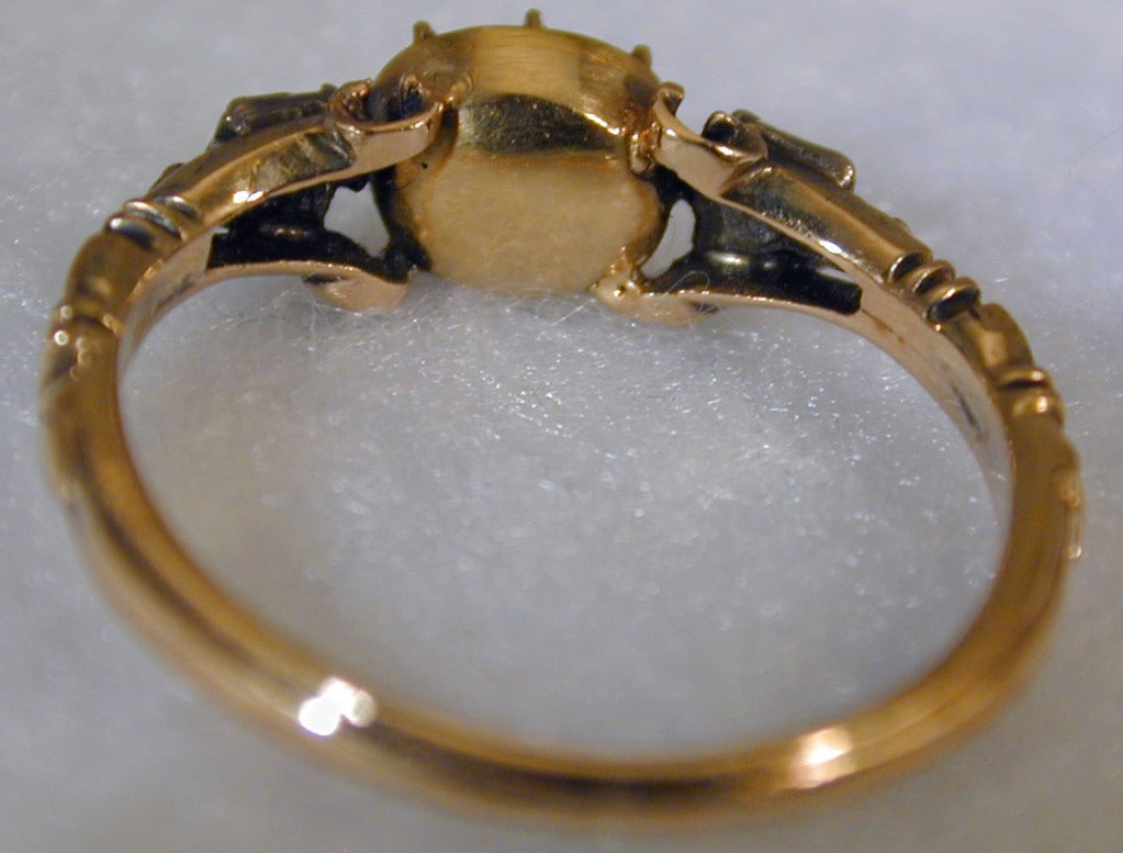 Antiker Saphir-Diamant-Ring 2