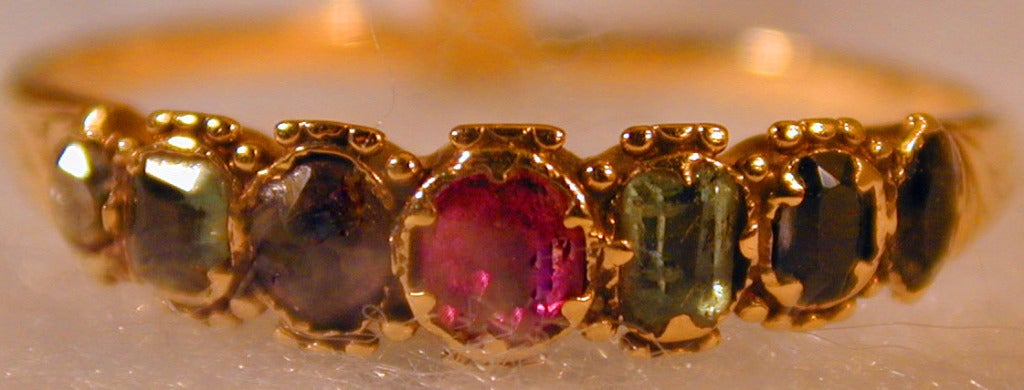 Georgian Antique Dearest Ring