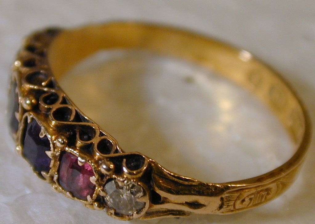 Antique Regard Ring In Excellent Condition In Baltimore, MD