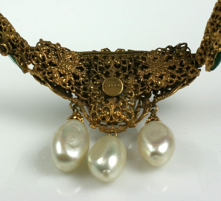 Chanel Baroque Filigree Collar with Pearls 3
