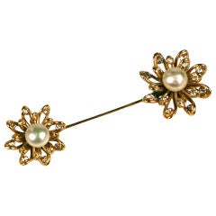 Vintage Chanel Looped Flower Jabot Brooch: Workshop Goossens