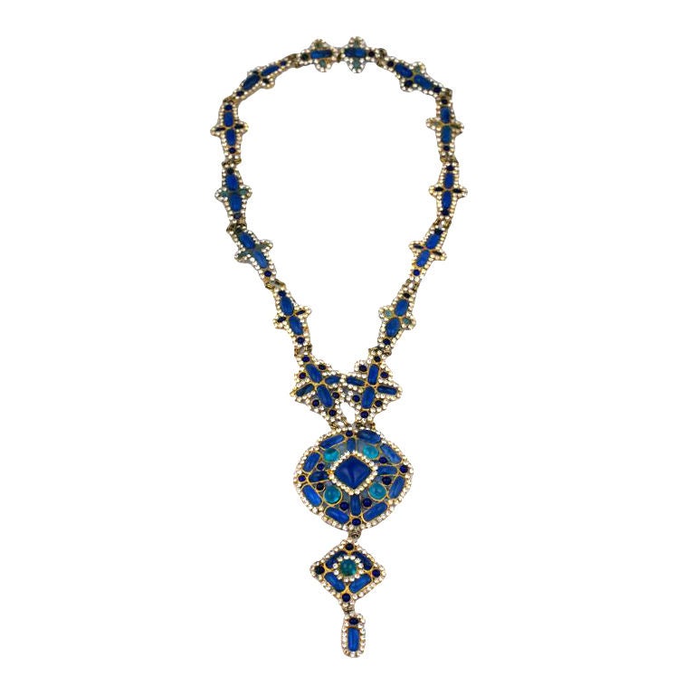 Important Chanel Renaissance Pendant Necklace For Sale