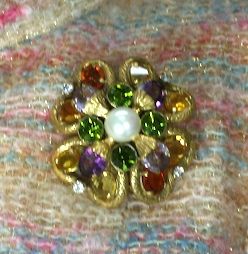 Women's Important Jewelled Clover Brooch, Property of Coco Chanel For Sale