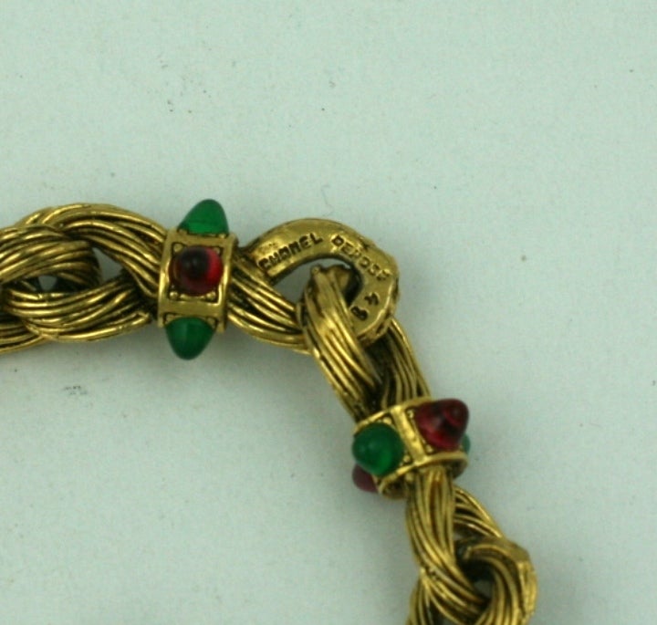 Byzantine Chanel Byzatine Knot Link Bracelet For Sale