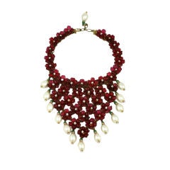 Extraordinary Chanel Moghul Glass Bib : Workshop; Gripoix 3