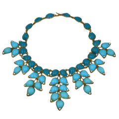 Important Moghul Pate de Verre Collar, Chanel 1