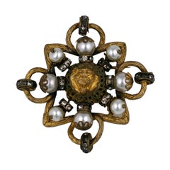 Early Chanel Lion Brooch
