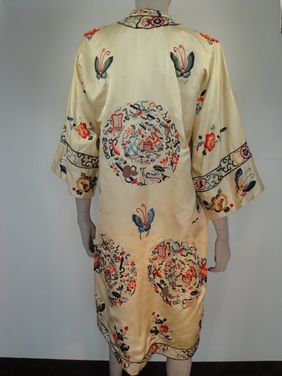 Women's Chinese Silk Embroidered Robe