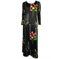 Prada Sleeveless Silk Dress With Applique Parrot Motif, Spring 2005 For ...