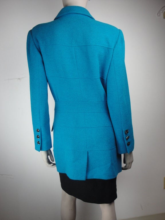 Blue Karl Lagerfeld 1980's For Sale