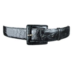 Chanel Crocodile Belt