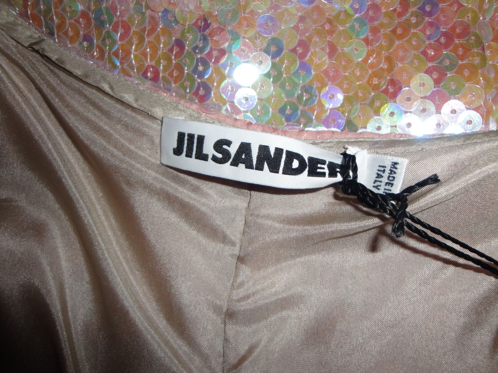 JILL SANDER パデッドスカーフ 紺緑+secpp.com.br