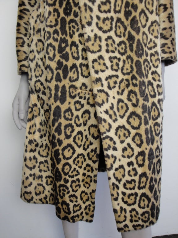 1950's Faux Leopard Coat 4
