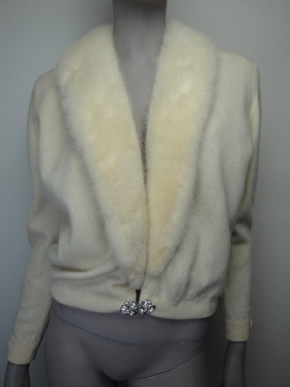 Women's Two Interchangeable 1950's Cashmere Cardigans