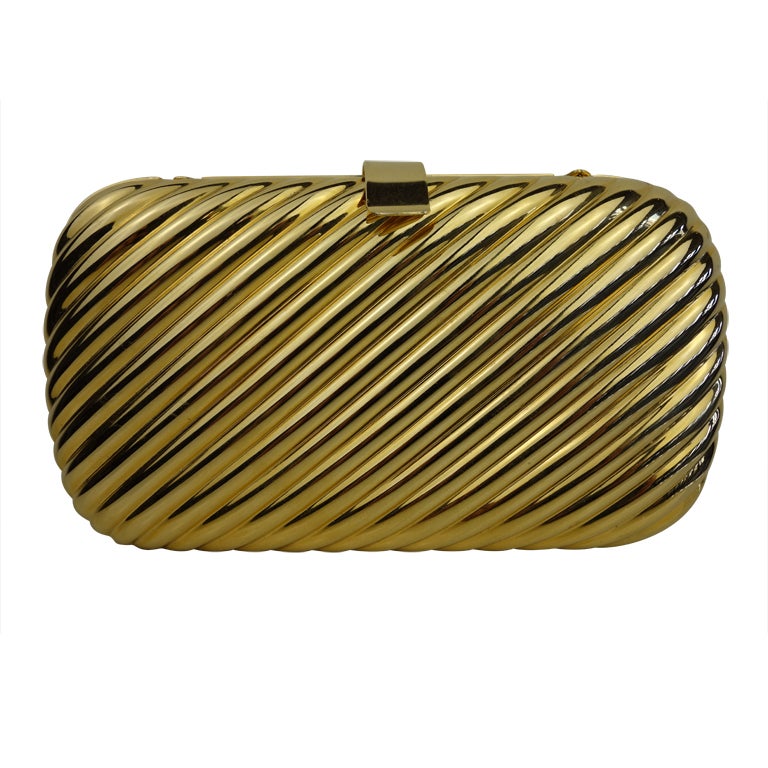 Gold-Tone Clutch For Sale