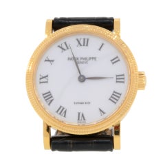 Vintage PATEK PHILIPPE Lady's Yellow Gold Watch Retailed by Tiffany & Co