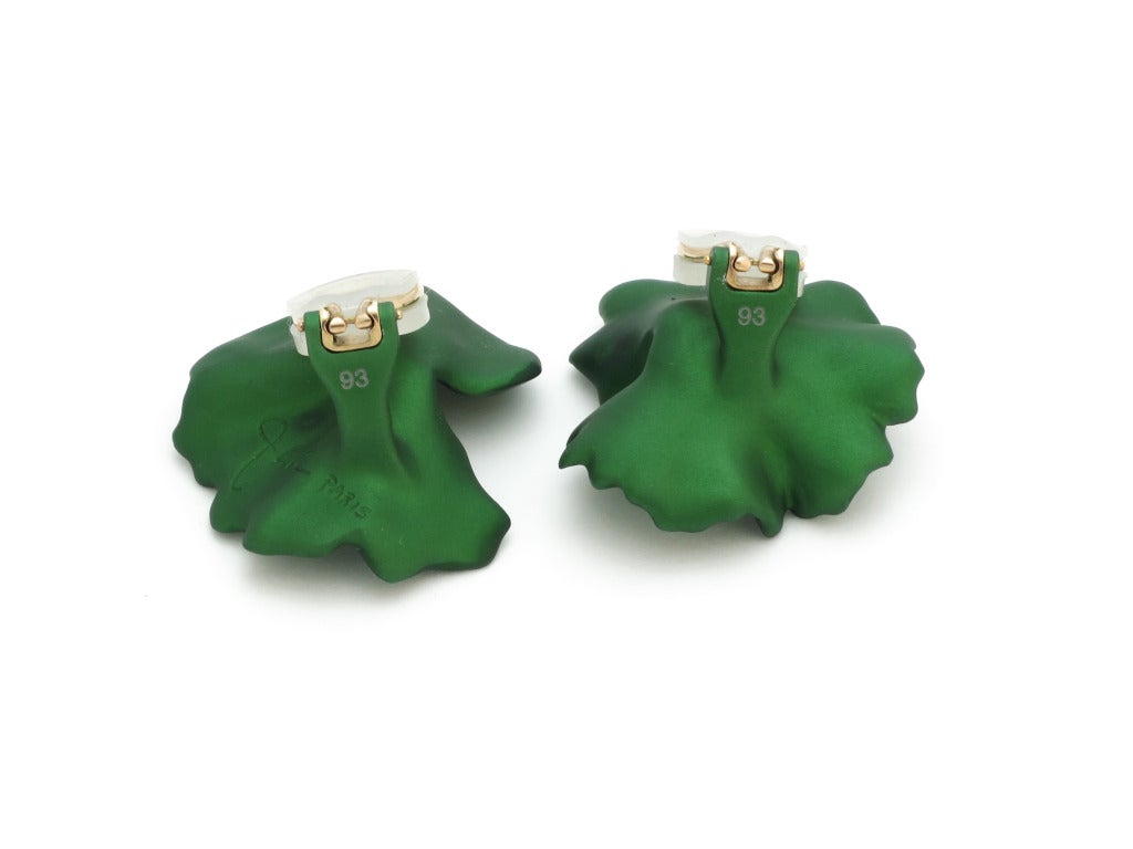 JAR Geranium Leaf Earrings