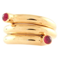 TIiffany Schlumberger Ruby Gold Ring
