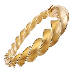 TIFFANY & CO. SCHLUMBERGER Crazy Twist Gold Bracelet